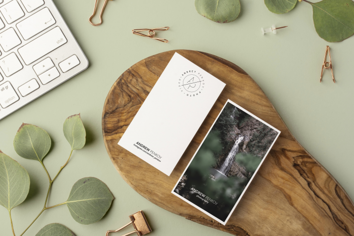Business card layout