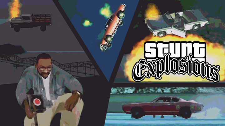 Взрывные трюки в GTA San Andreas (2015)