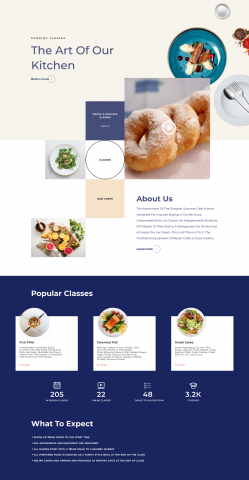 Дизайн сайта онлайн-кафе