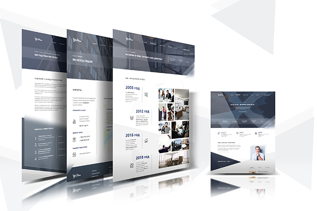 Дизайн сайта для юридической компании LawTeam