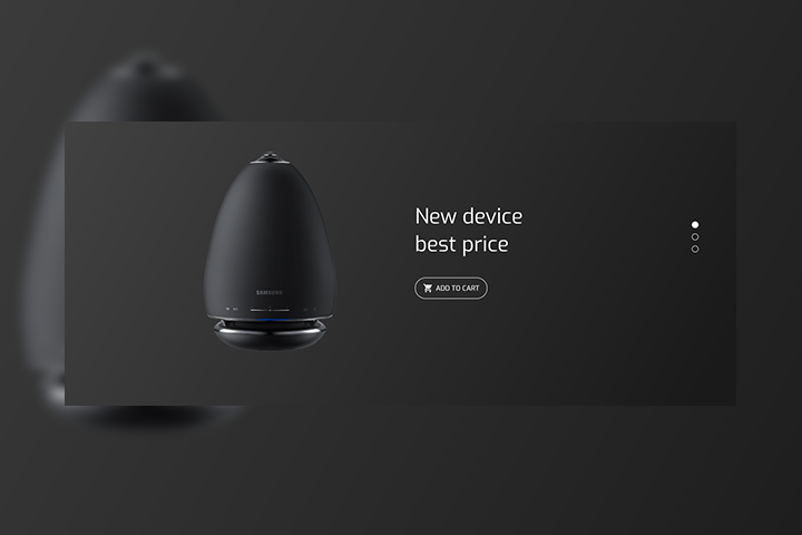 Дизайн сайта магазина электроники Nextstore