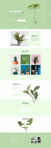 Plant landing page