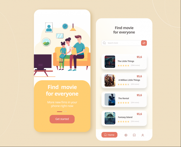 Поиск фильмов (на англ. языке)