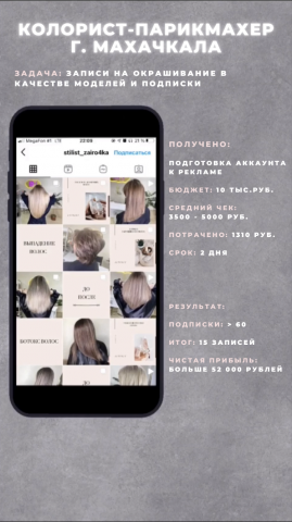 парикмахер-колорист г.Махачкала