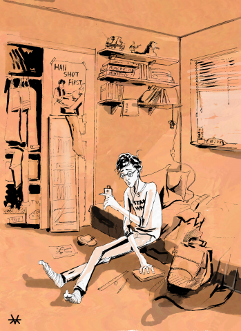 Иллюстрация для комикса.