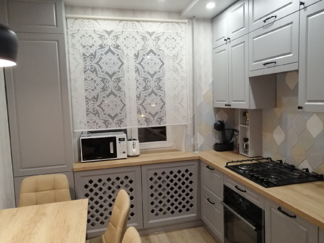 Кухня с фасадами МДФ ПВХ