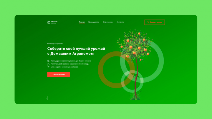 Целевая страница Домашний агроном