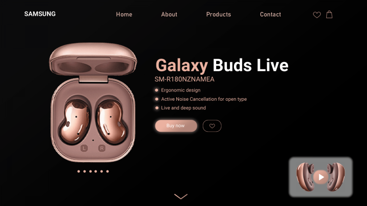 Galaxy buds live