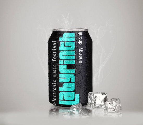 Дизайн банки энергетического напитка