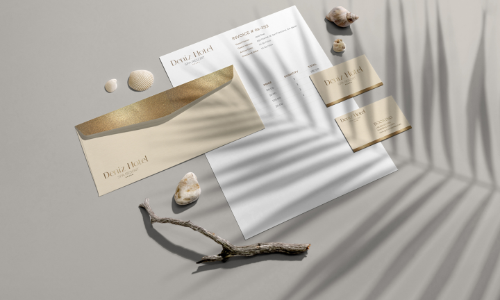 Фирменный стиль отеля Deniz Hotel