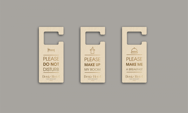 Фирменный стиль отеля Deniz Hotel