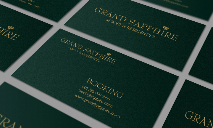 Фирменный стиль элитного ЖК Grand Sapphire