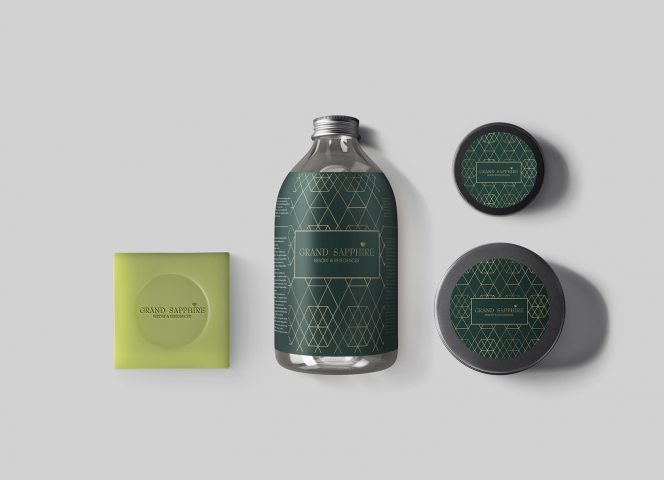 Фирменный стиль элитного ЖК Grand Sapphire