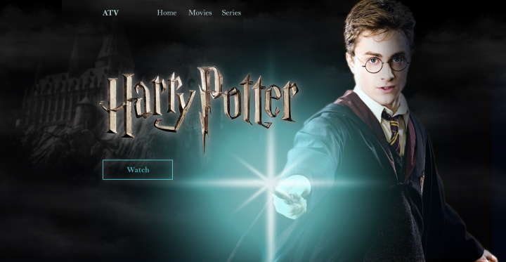 Главный экран фильма о Гарри Потере