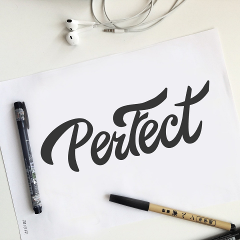 Леттеринг надписи perfect