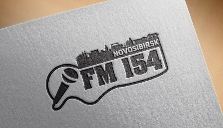 Логотип для Новосибирского радио FM 154
