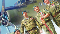 Сайт для музыкальной военной группы Синева