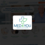 Лендинг клиники Med4You