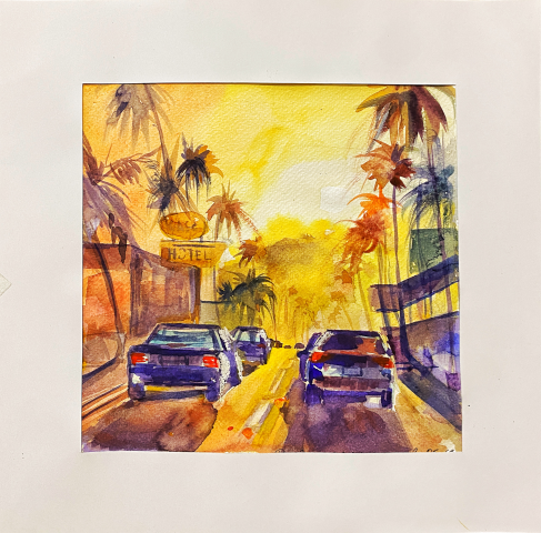 Калифорния в акварели