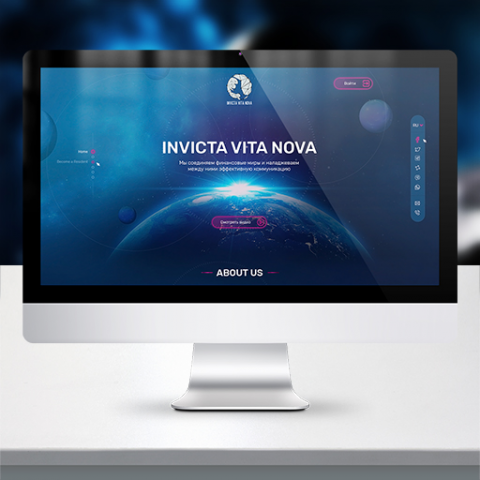 Разработка сайта под ключ для инновационной компании "Аква Вита"