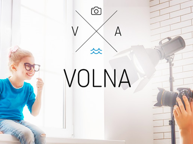 Разработка дизайна логотипа и стилистики арт студии "VOLNA"