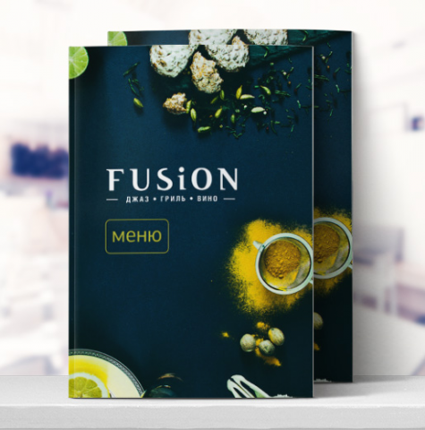 Меню ресторана Fusion