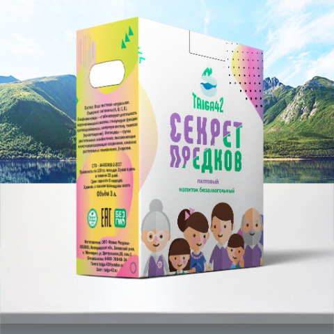 Дизайн коробки Тайга42 "Секрет предков"