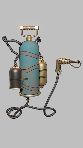 Модель огнемета