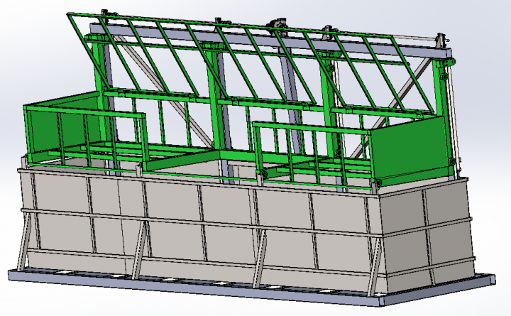 Установка для пропитки бруса
