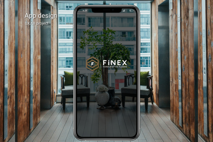 Finex — flooring store on mobile app