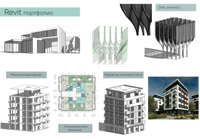 revit портфолио