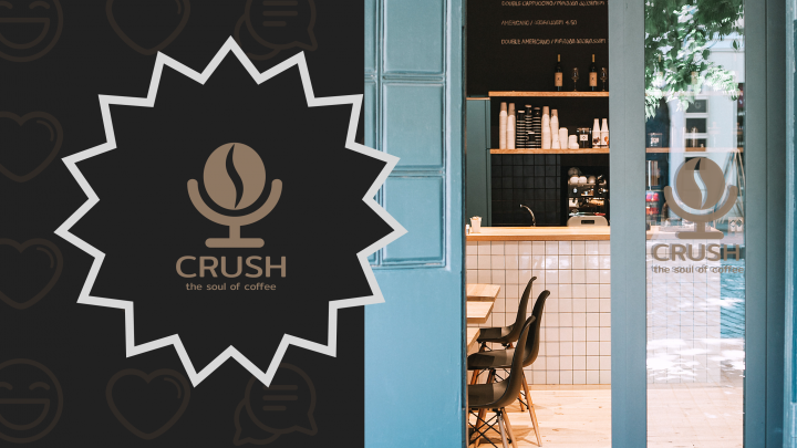 Логотип и фирменный стиль кофейни