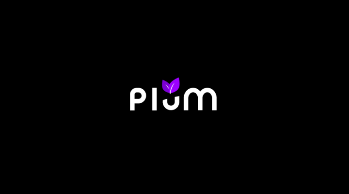 Визитка для компании Plum