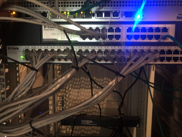 Прокладка ЛВС под ключ