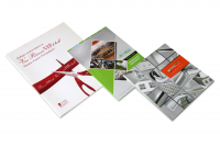 Несколько буклетов: Банк Санкт-Петербург, МаксАгро, Morelli.