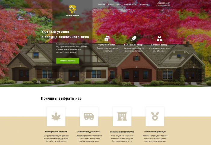 Лесной пейзаж