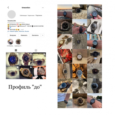 Контент для интернет-магазина часов