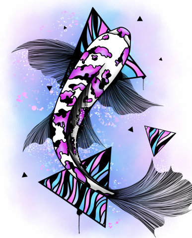 Purple carp