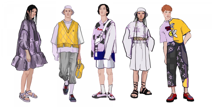 Эскизы одежды