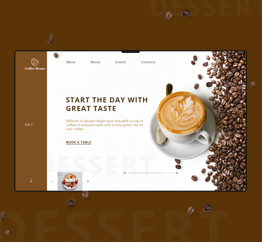 Разработка сайта «Coffe Beans»