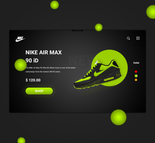 Разработка сайта «Nike»
