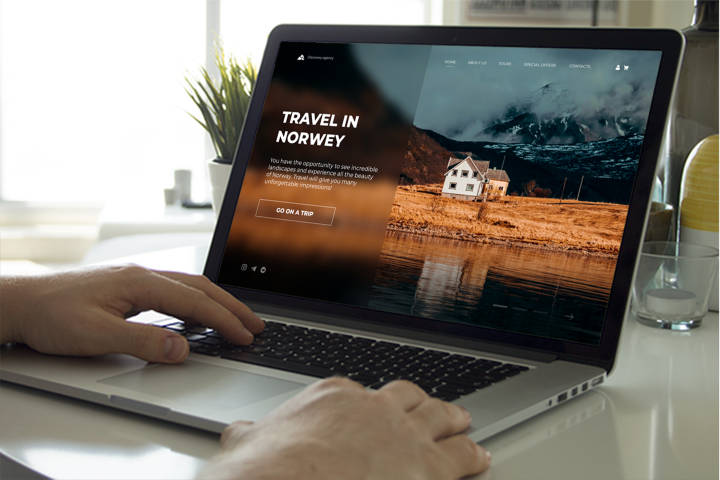 Разработка лендинга для туристического агентства
