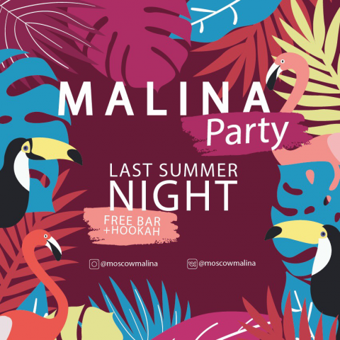 Афиша для Malina!party