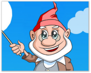 Гном для образовательного сайта "Разумейкин"