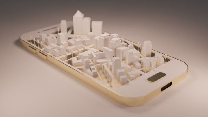 Карта в смартфоне