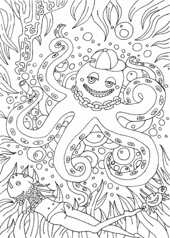 Страница раскраски 2