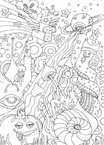 Страница раскраски