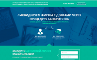 Landing Ликвидация фирм