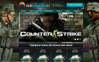 Верстка сайта OurServers.ru