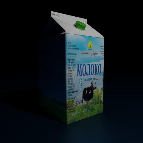 3д модель и дорисовка этикетки